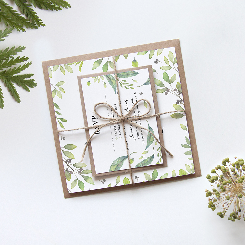 'Arabella' Square Invite