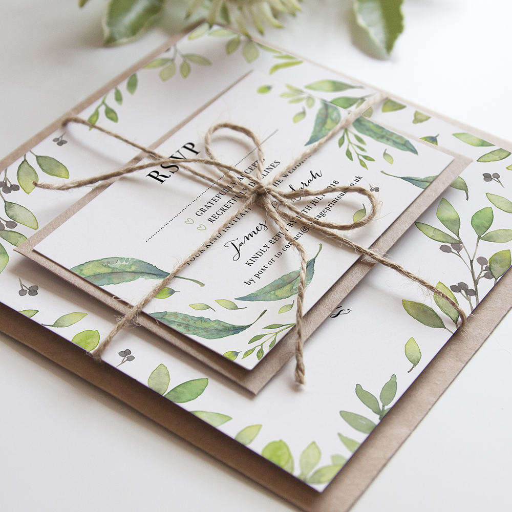 'Arabella' Square Invite