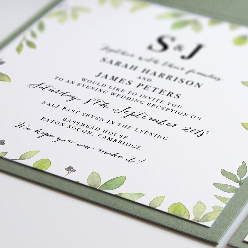 'Arabella' Square Invite