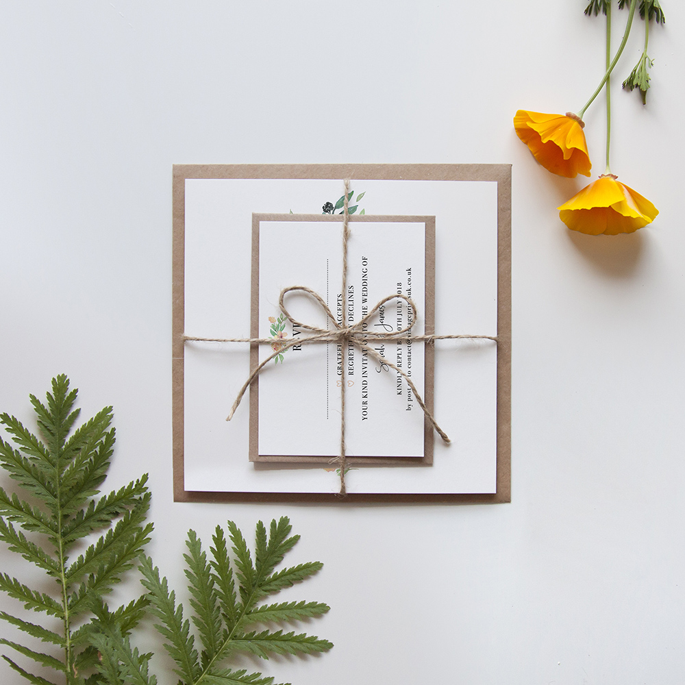 'Bella' Square Invite