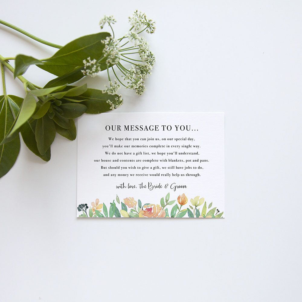 'Bella' Square Invite