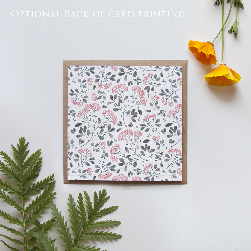 'Felicity' Square Invite Sample