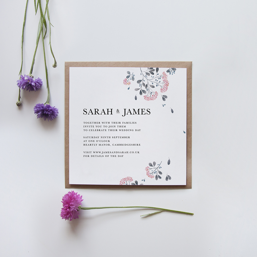 'Felicity' Square Invite