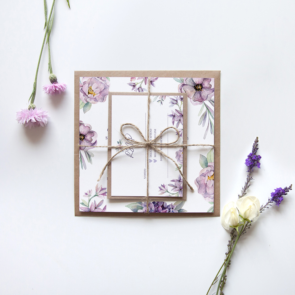 'Henrietta Dawn' Square Invite