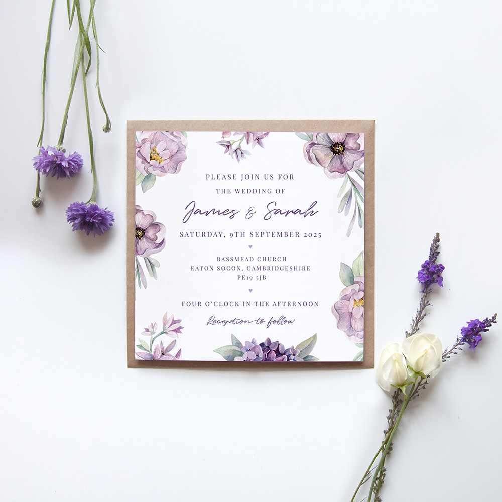 'Henrietta Dawn' Square Invite