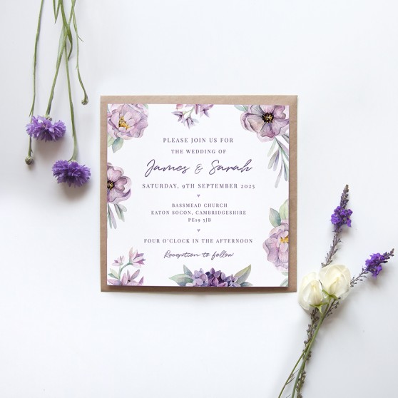 'Henrietta Dawn' Square Invite
