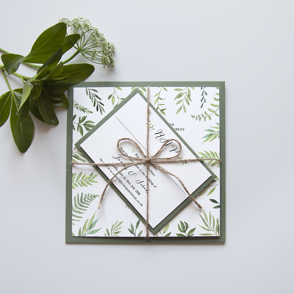 'Libby' Square Invite Sample