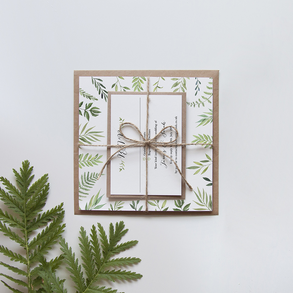 'Libby' Square Invite Sample