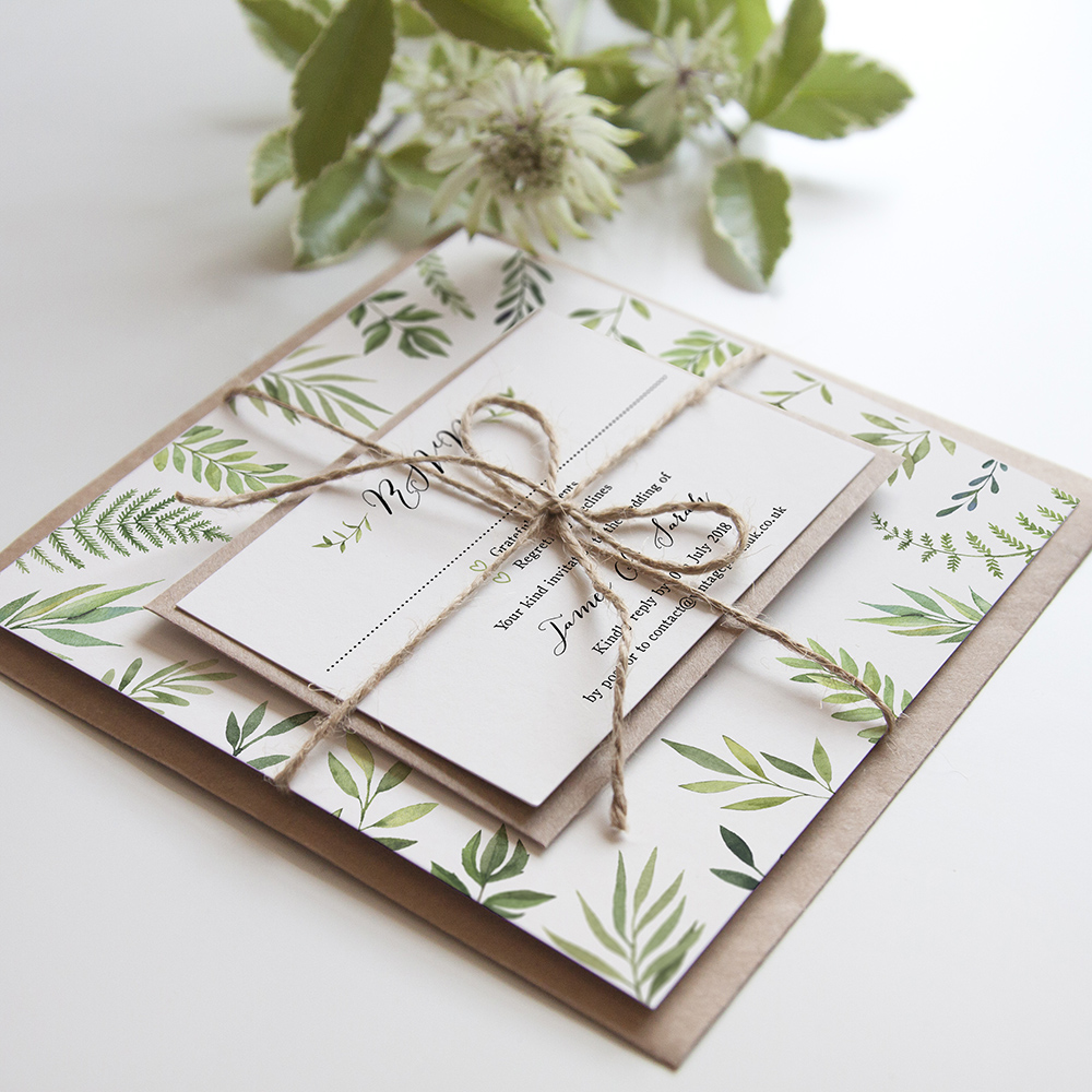 'Libby' Square Invite Sample