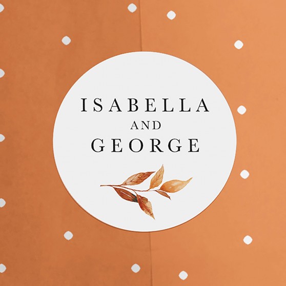 Pack of 'Autumn Garden' Stickers