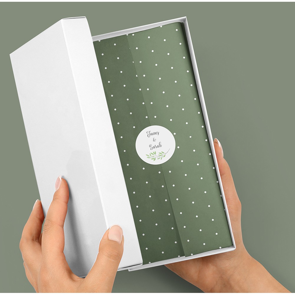 Pack of 'Autumn Green' Stickers