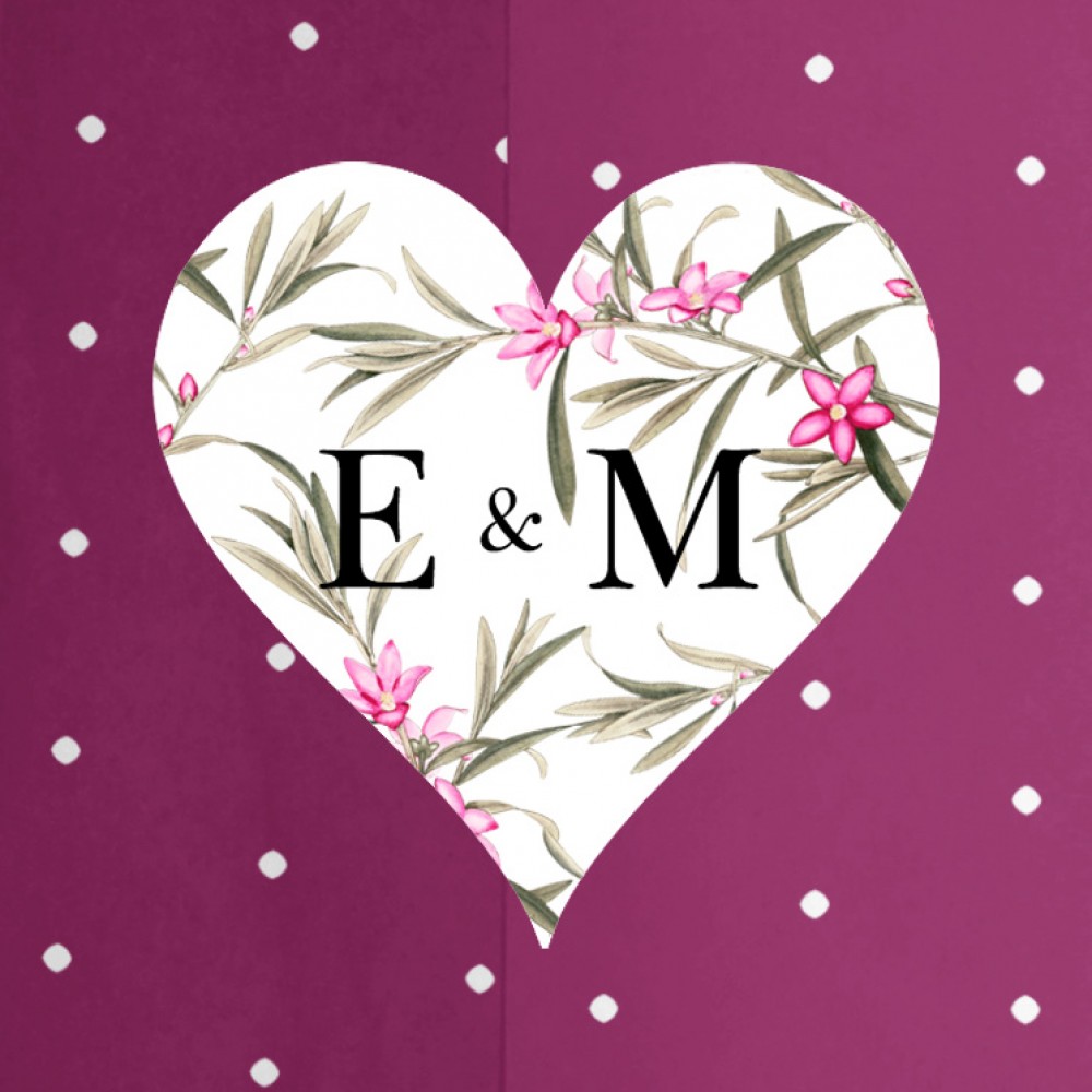 Pack of 'Pink Botanical V2' Stickers