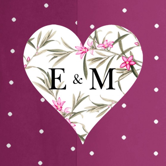 Pack of 'Pink Botanical V2' Stickers