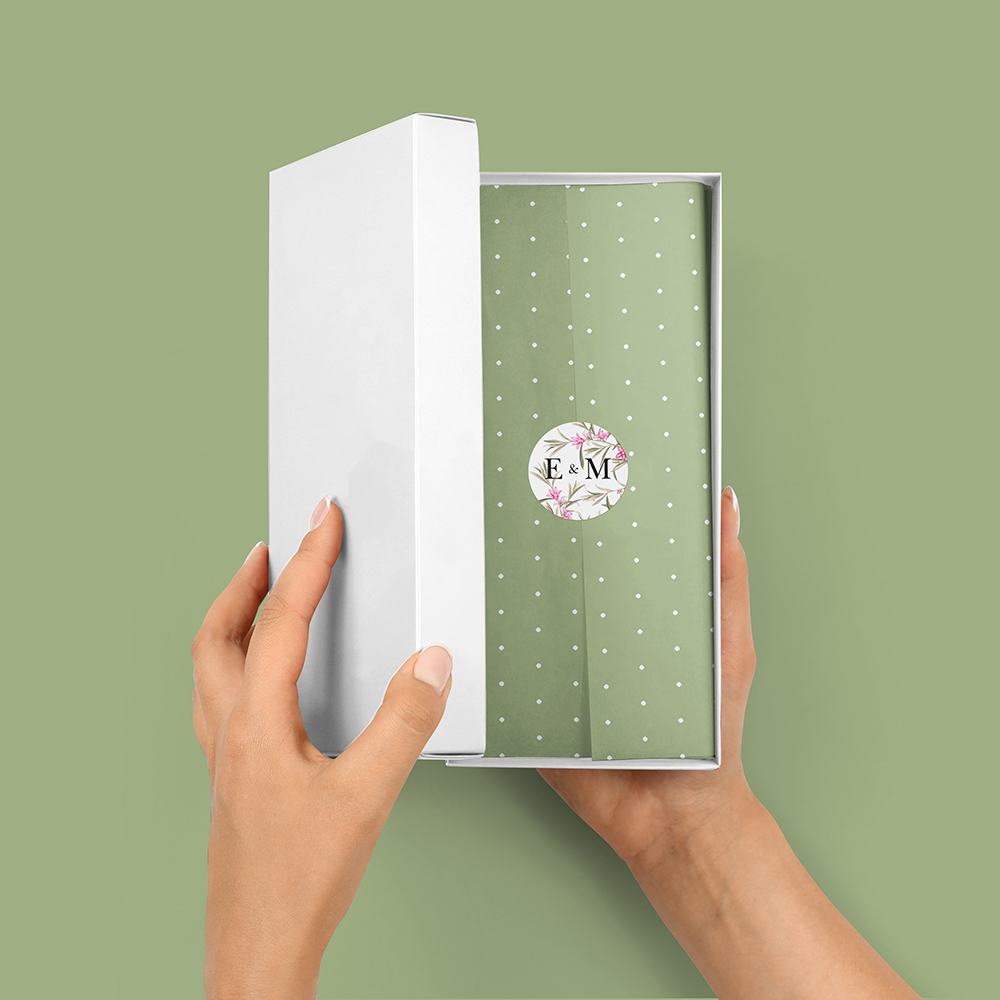 Pack of 'Pink Botanical V2' Stickers