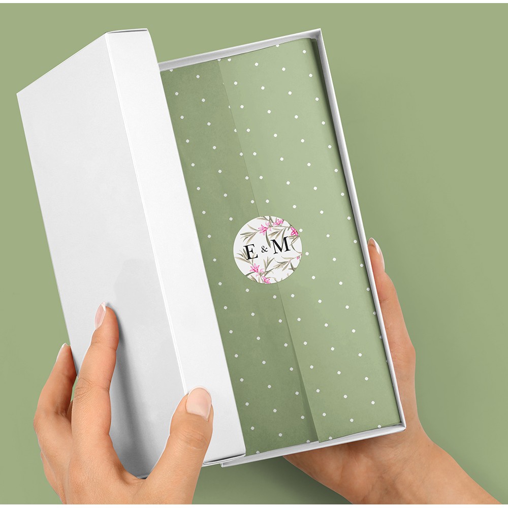 Pack of 'Pink Botanical V2' Stickers