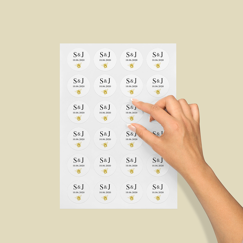 Pack of 'Bumble Bee' Stickers