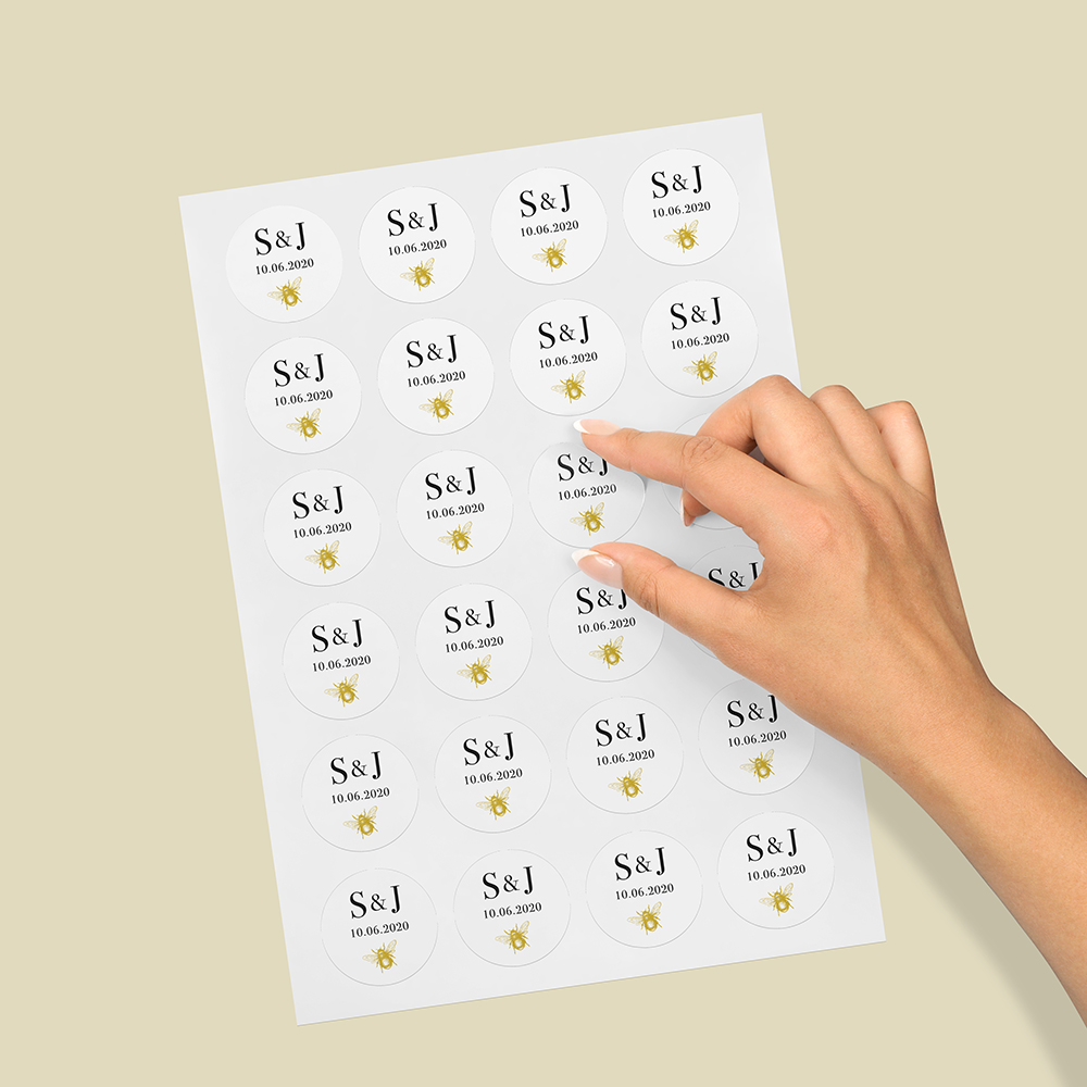 Pack of 'Bumble Bee' Stickers