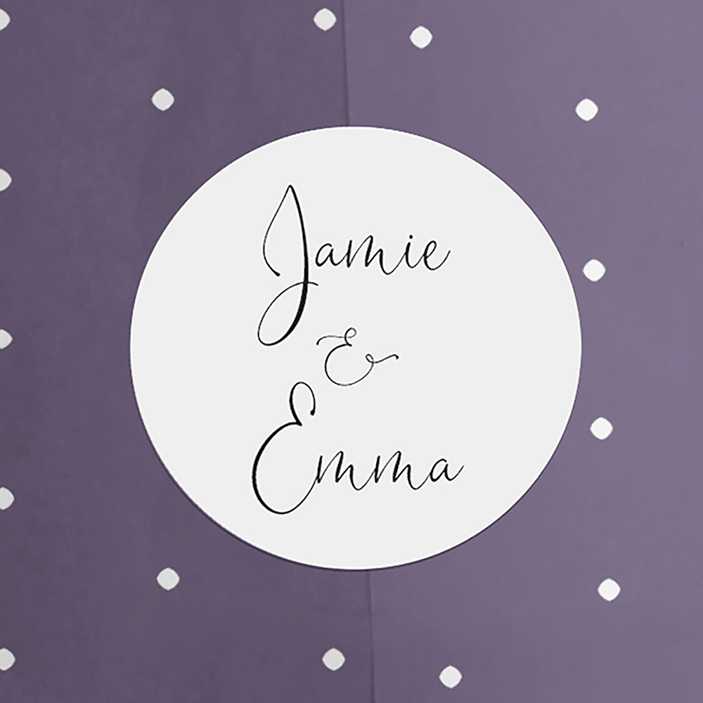 'Charles Portrait' Foil Save the Date Sample