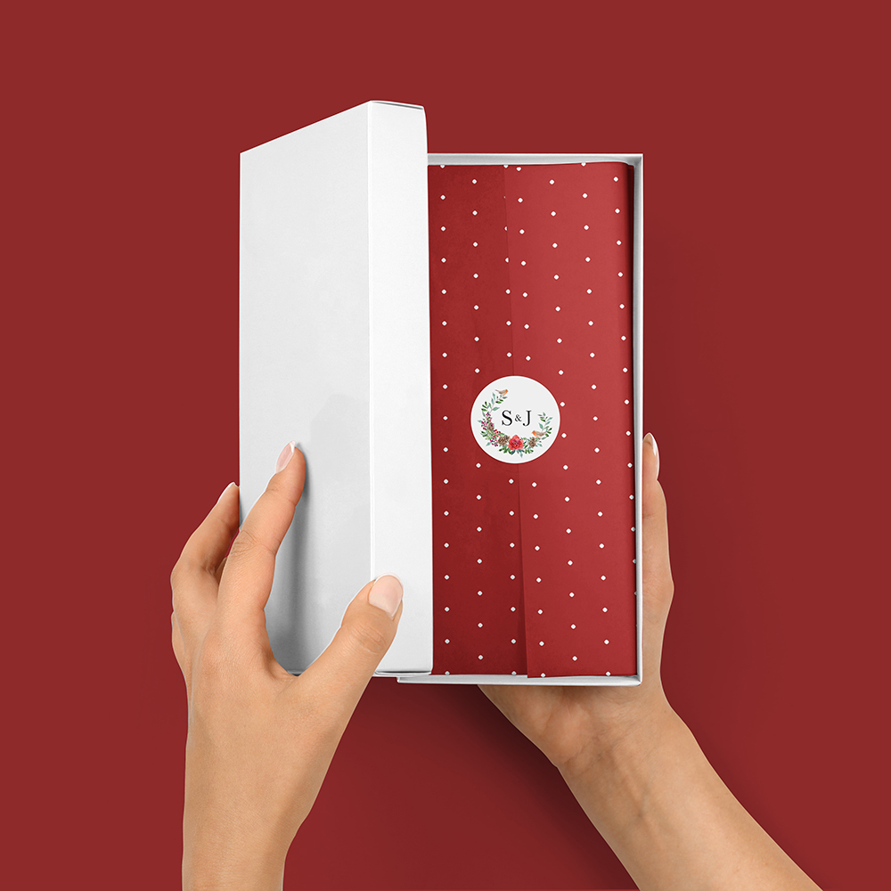 Pack of 'Christmas Holly' Stickers