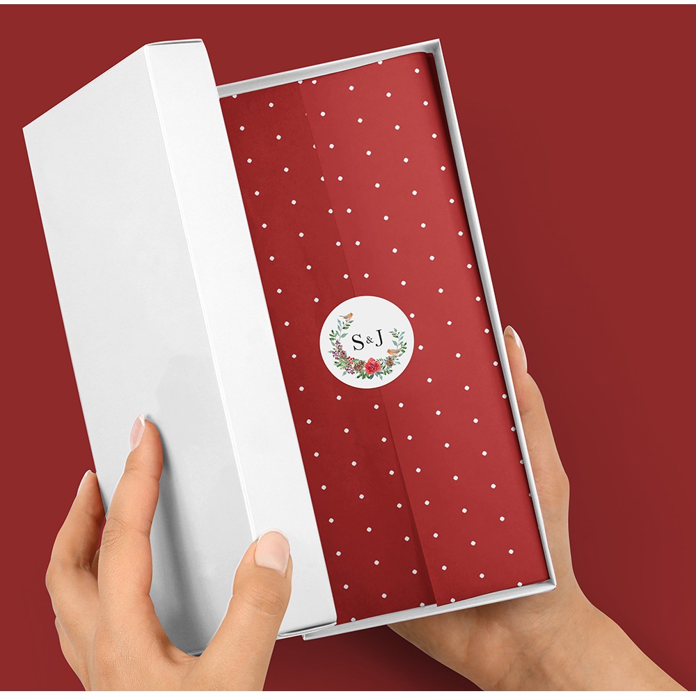 Pack of 'Christmas Holly' Stickers