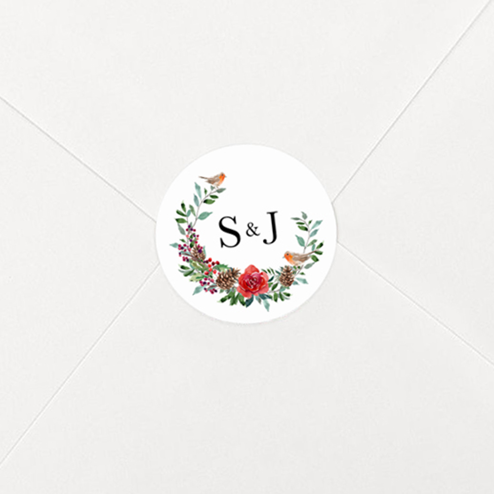 'Christmas Holly' Save the Date