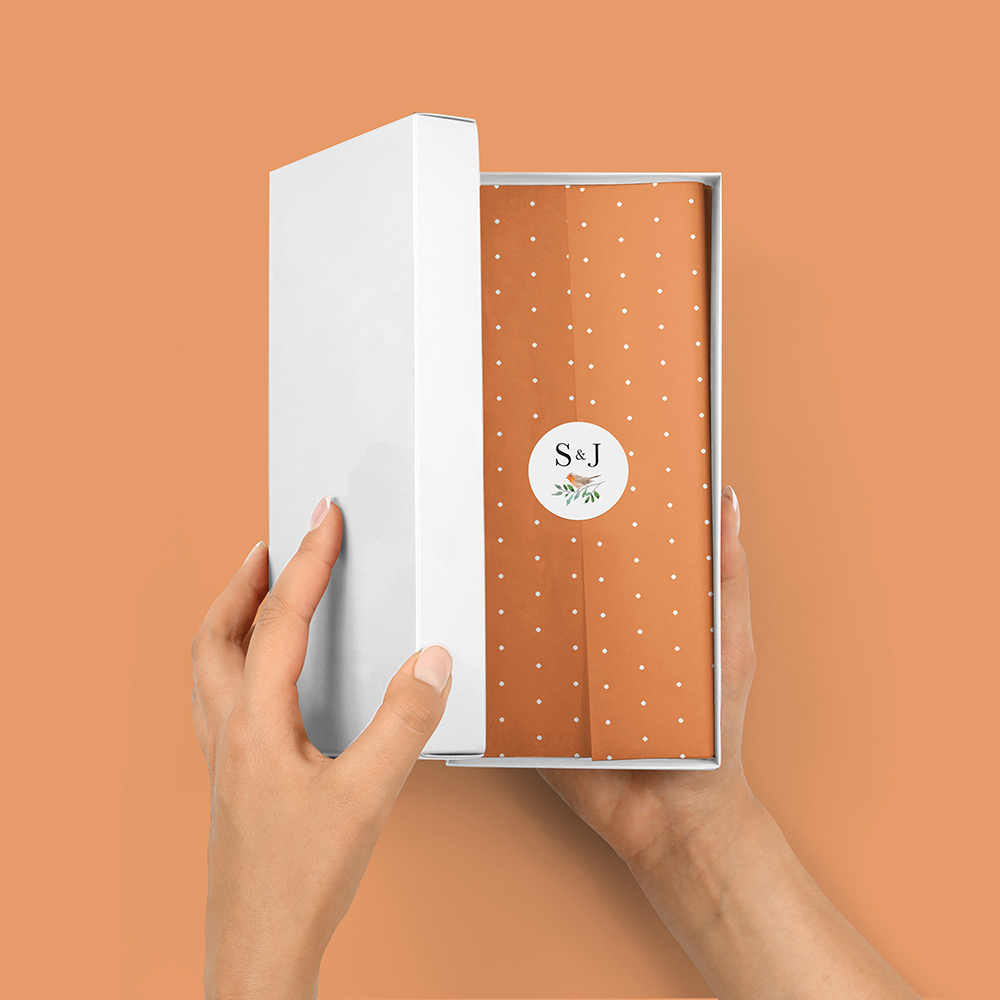 Pack of 'Christmas Robin' Stickers