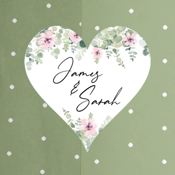 Pack of 'Floral Classic Eucalyptus' Stickers