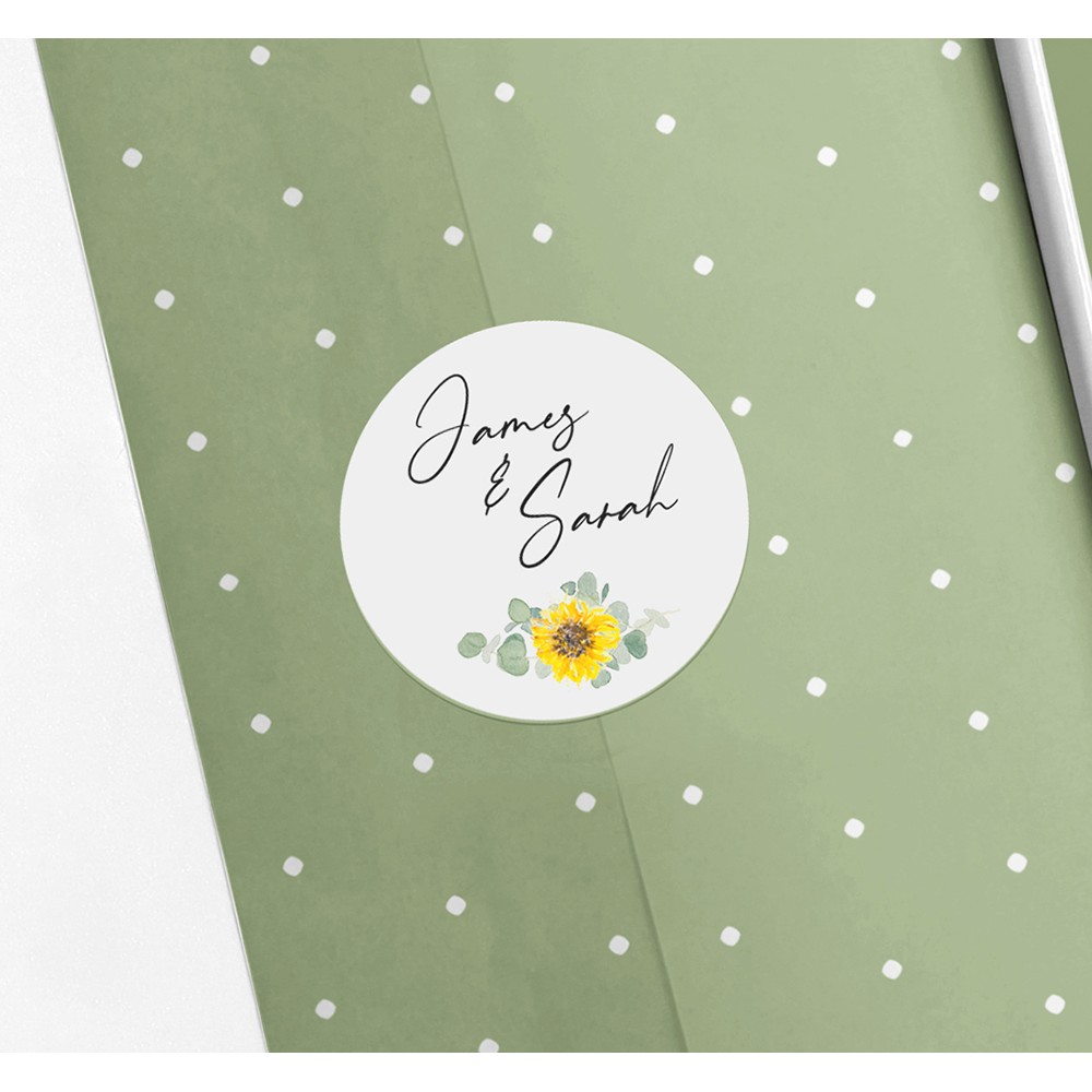 Pack of 'Sunflower Eucalyptus' Stickers