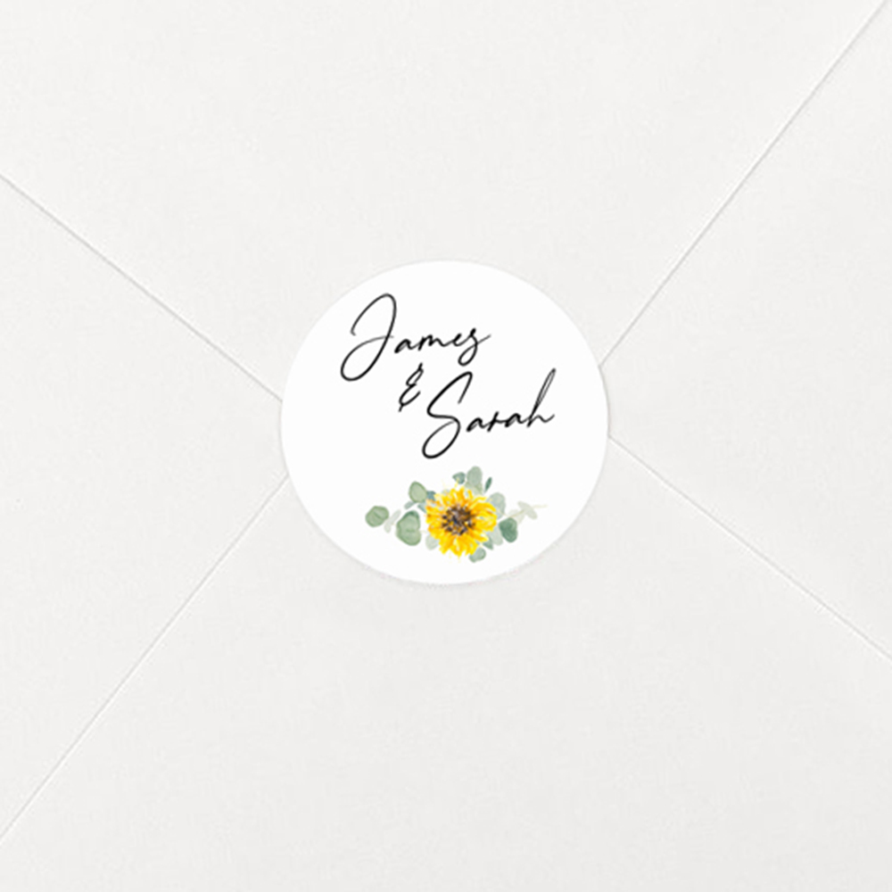 Pack of 'Sunflower Eucalyptus' Stickers