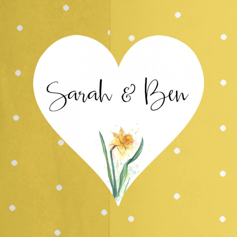 Pack of 'Daffodil' Stickers