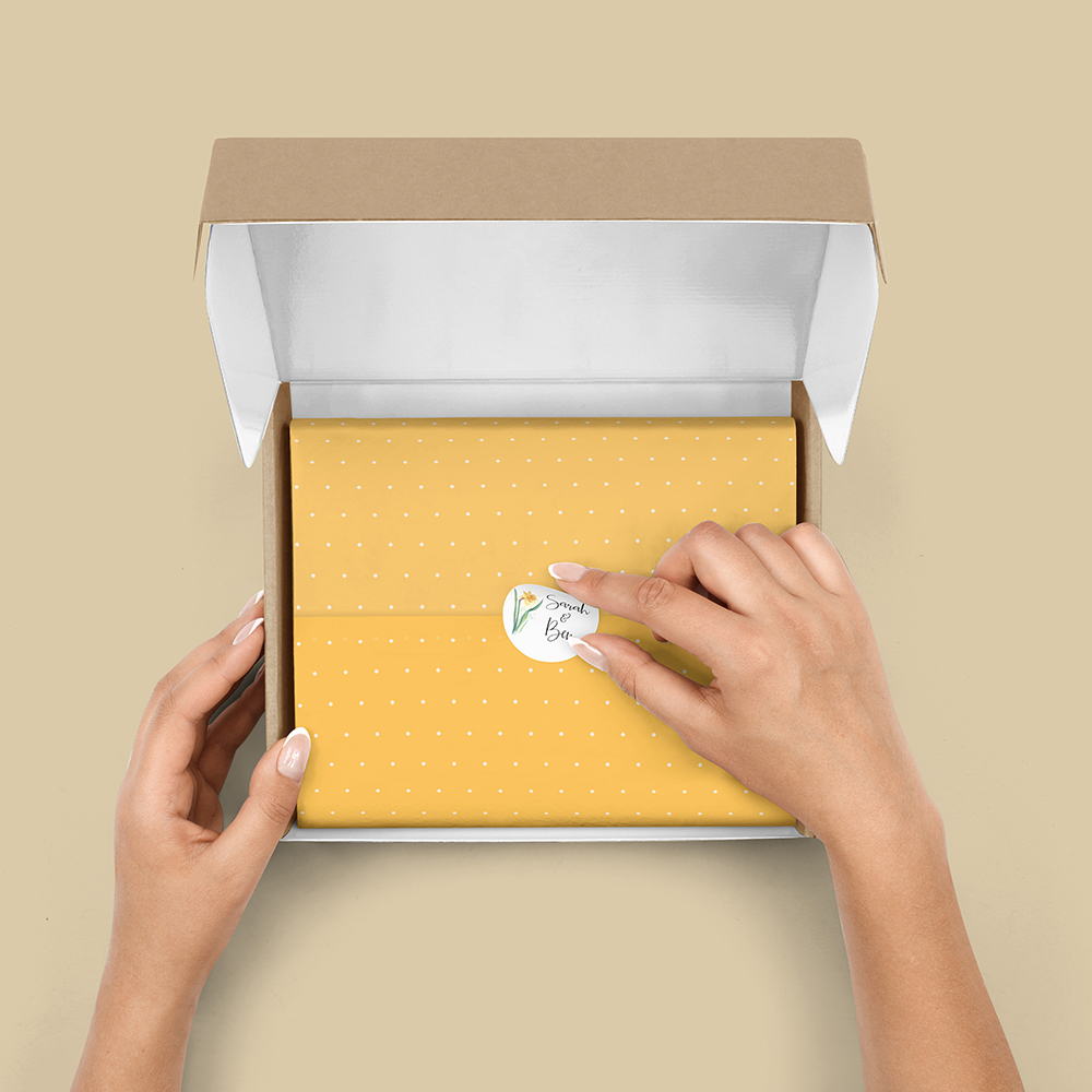 Pack of 'Daffodil' Stickers