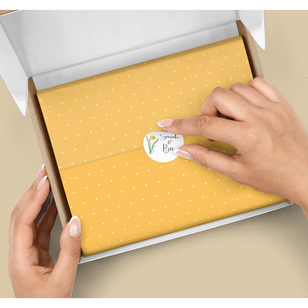 Pack of 'Daffodil' Stickers