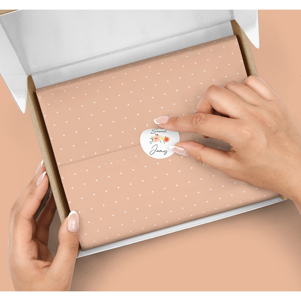 Pack of 'Classic Dahlia Rose' Stickers