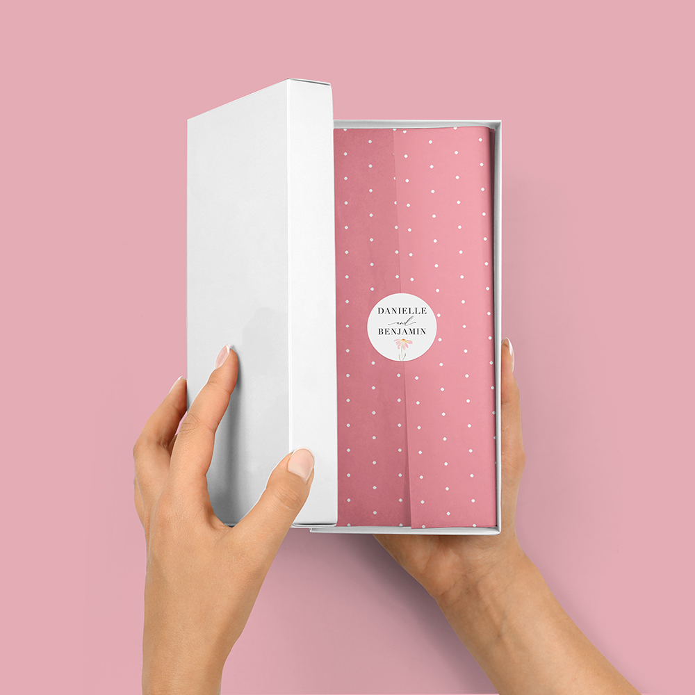 Pack of 'Daisy Pink' Stickers