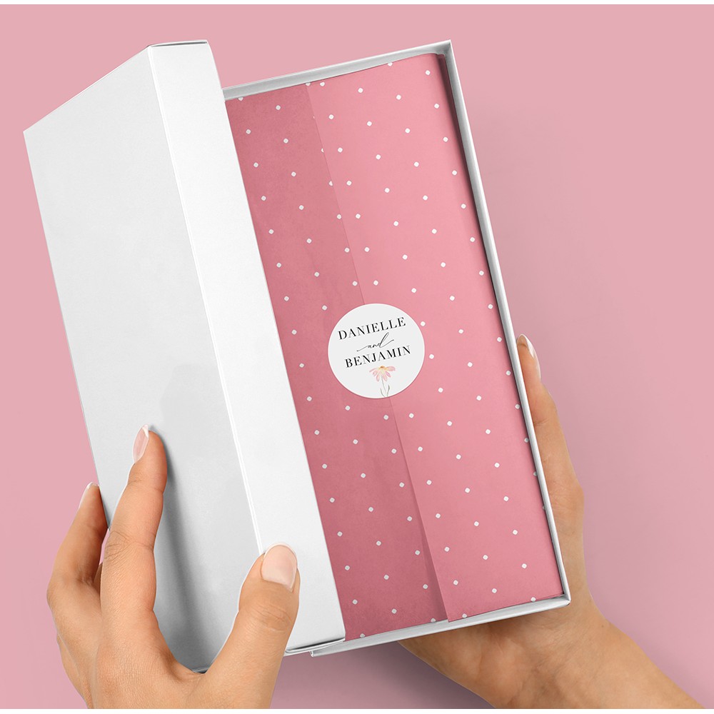 Pack of 'Daisy Pink' Stickers