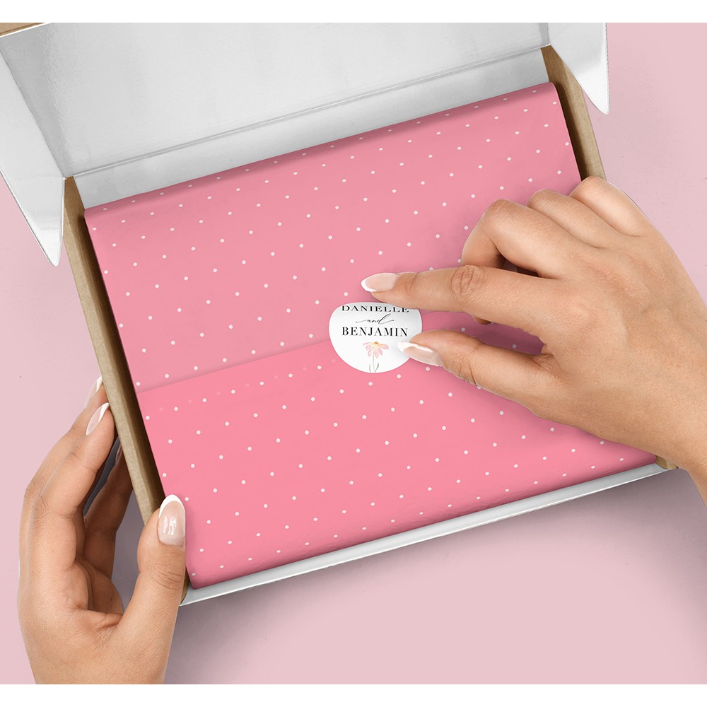 Pack of 'Daisy Pink' Stickers