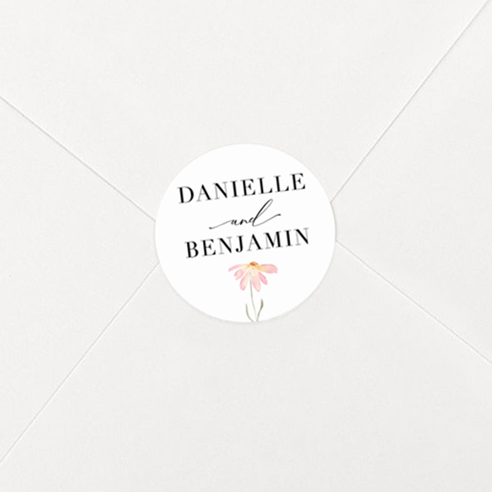 Pack of 'Daisy Pink' Stickers