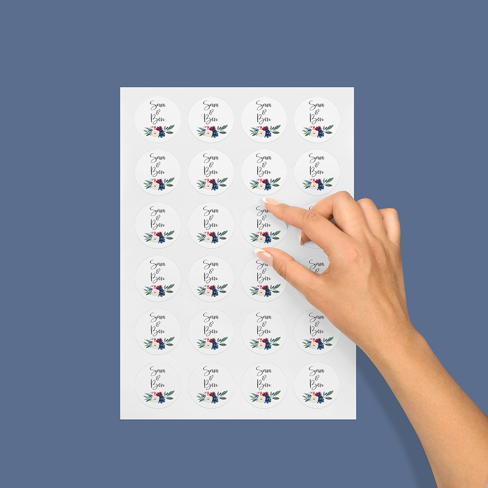 Pack of 'Blue Velvet' Stickers