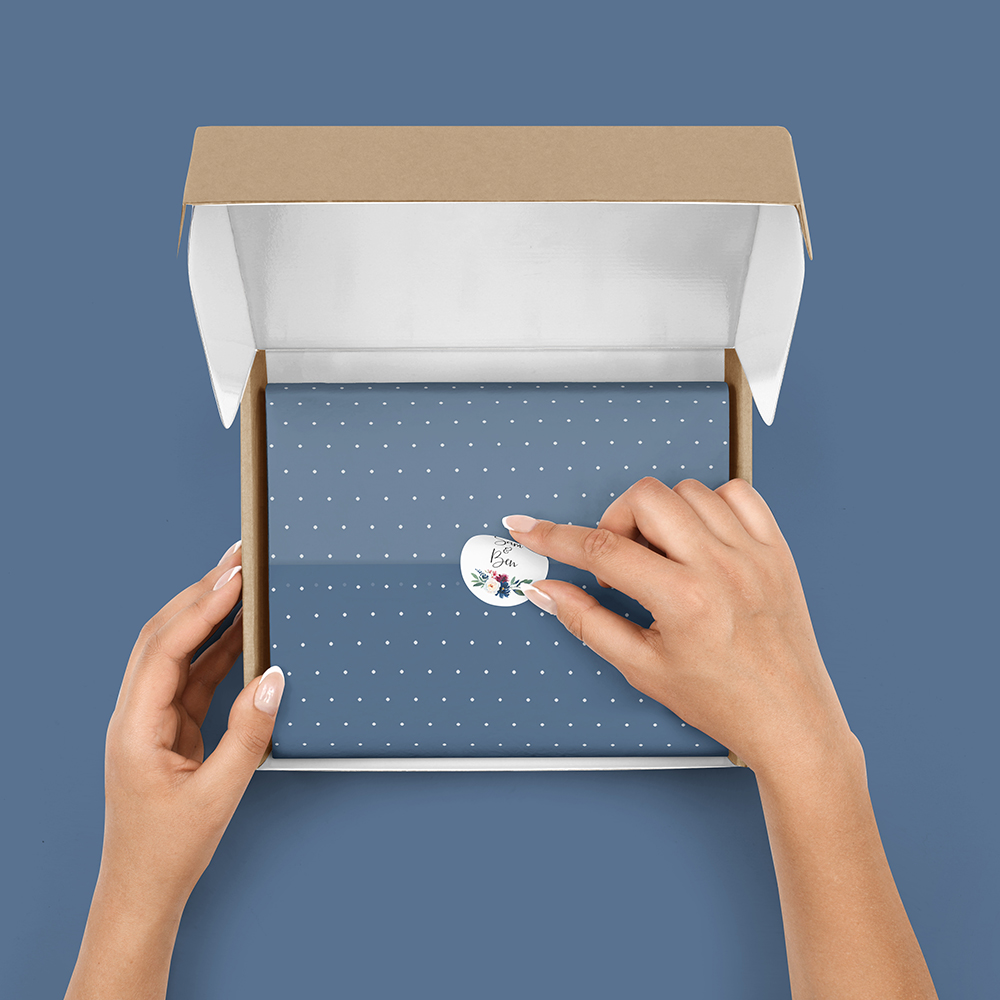 Pack of 'Blue Velvet' Stickers