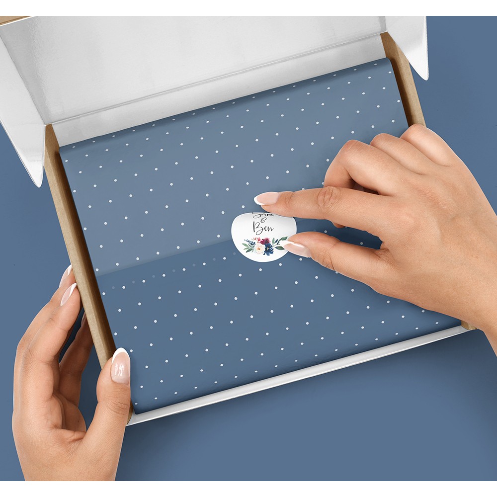 Pack of 'Blue Velvet' Stickers