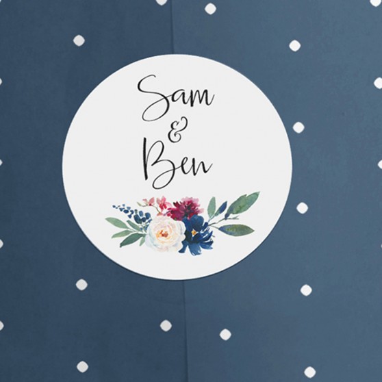 Pack of 'Blue Velvet' Stickers