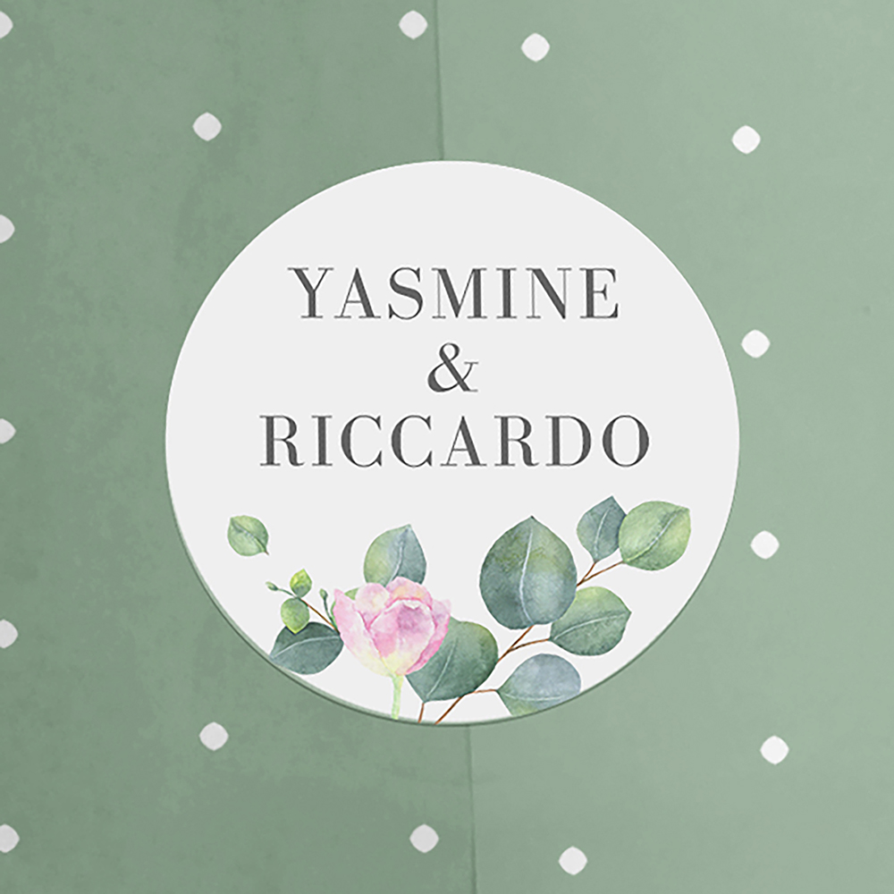 Pack of 'Eucalyptus Blush' Stickers