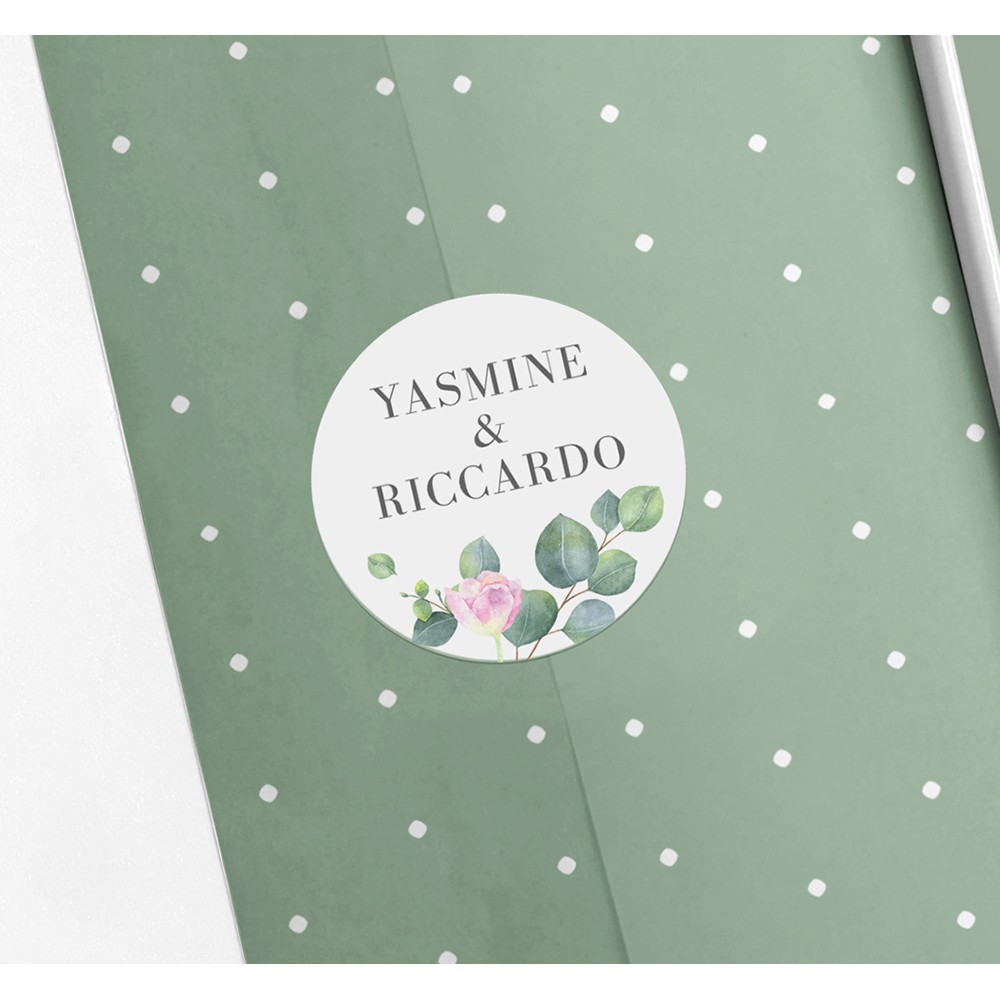 Pack of 'Eucalyptus Blush' Stickers