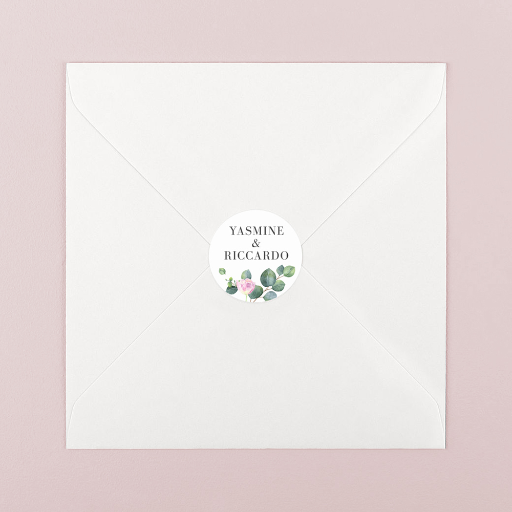 Pack of 'Eucalyptus Blush' Stickers