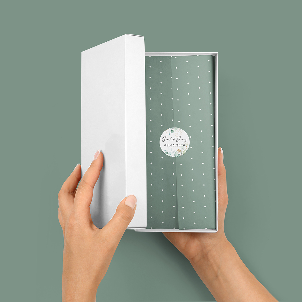 Pack of 'Green & Gold Eucalyptus' Stickers