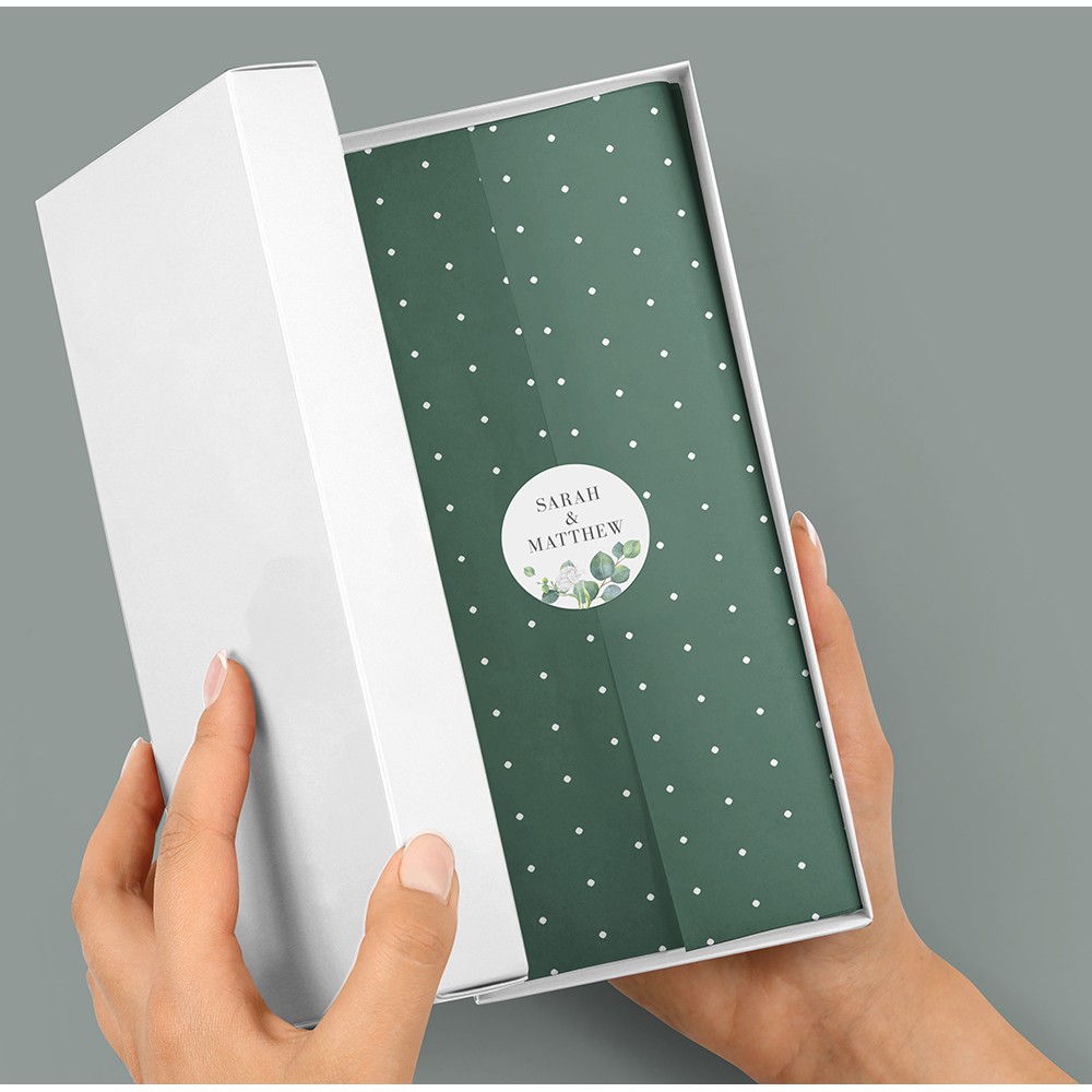 Pack of 'Eucalyptus White' Stickers