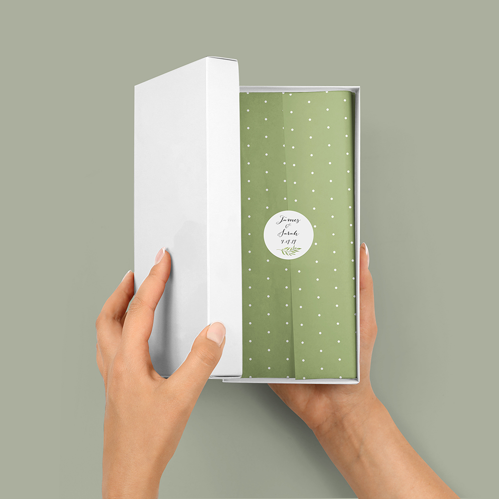 Pack of 'Green Leaf' Stickers