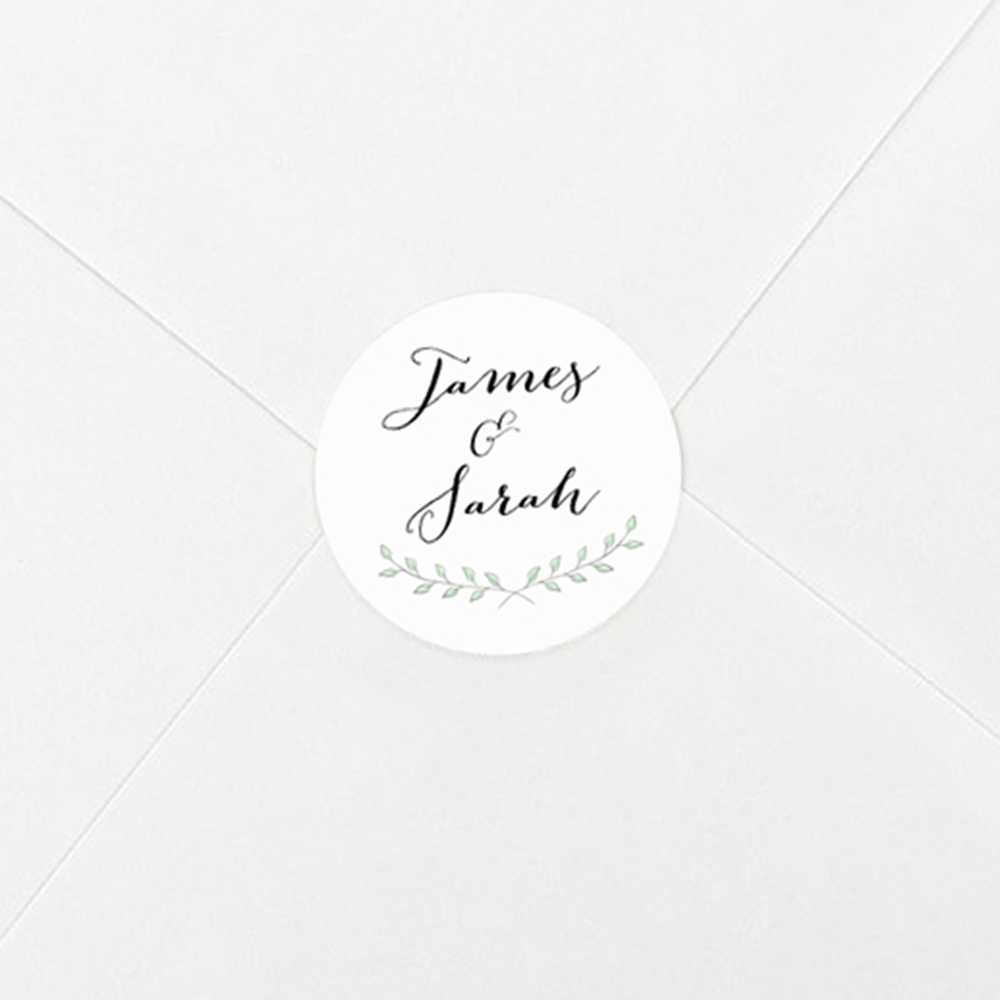 Pack of 'Green Plant' Stickers