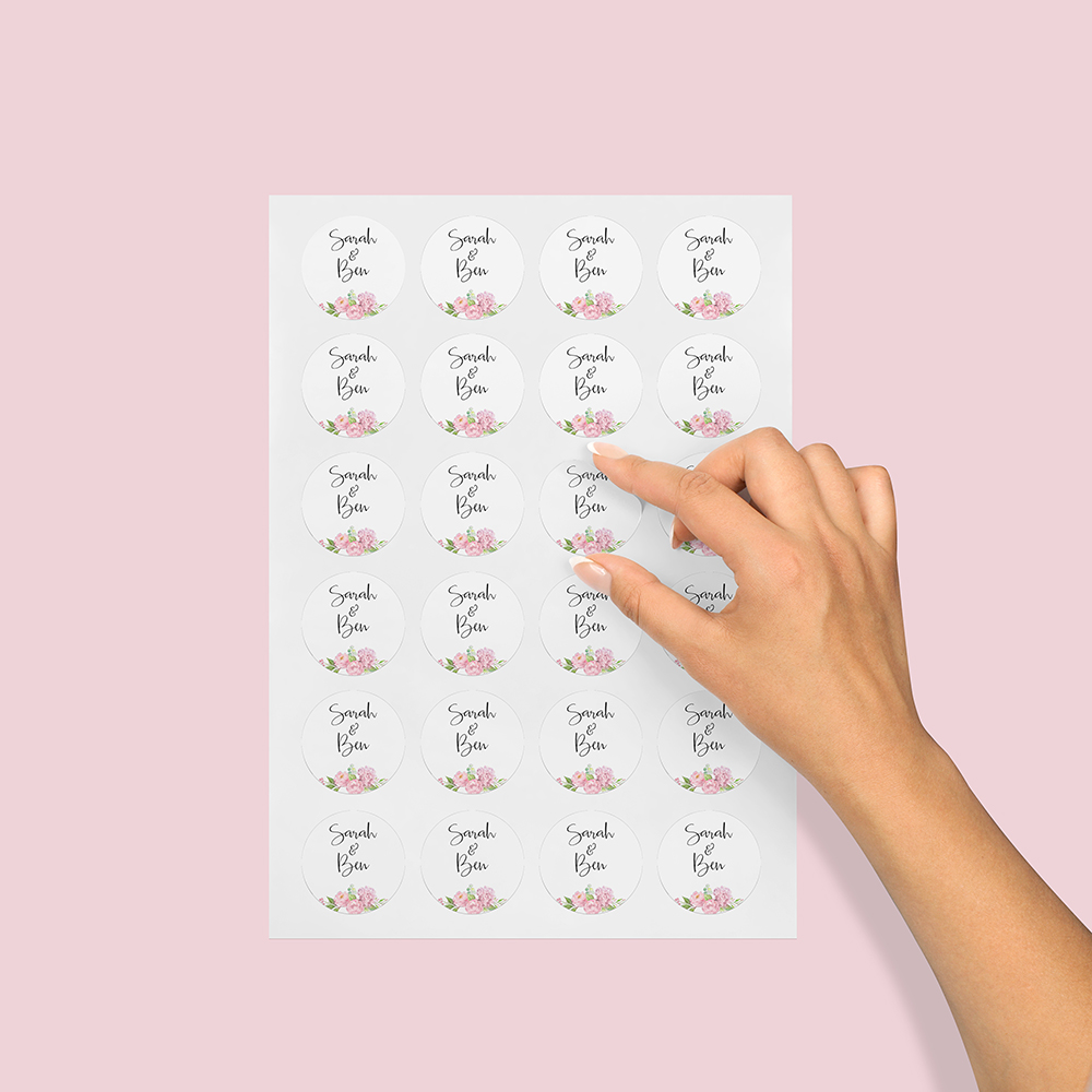 Pack of 'Hydrangea' Stickers