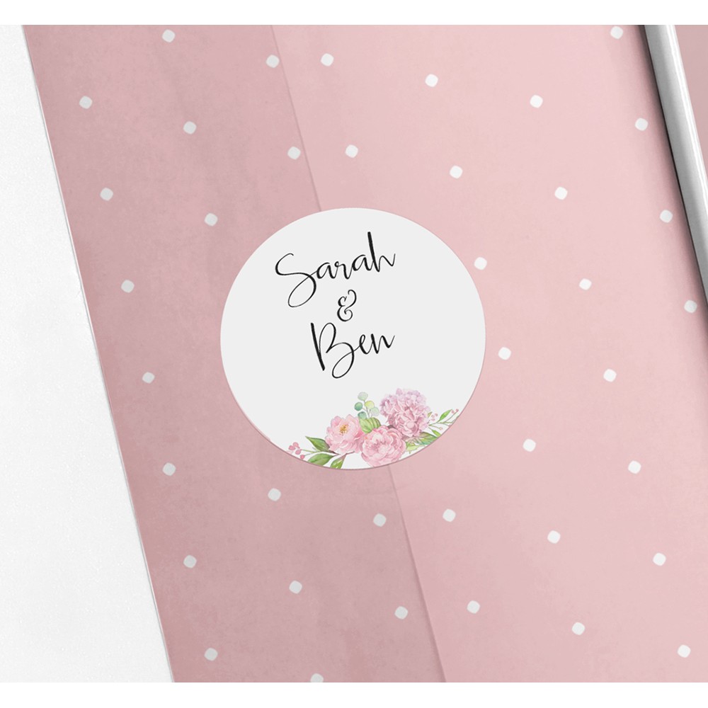 Pack of 'Hydrangea' Stickers